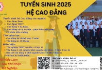 TUYỂN SINH 2025 HỆ CAO ĐẲNG TUYỂN SINH 2025 HỆ CAO ĐẲNG