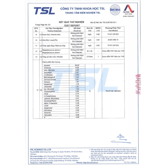 TINH DẦU SẢ CHANH